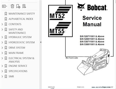 bobcat mt52 skid steer specs|bobcat mt52 wiring diagram.